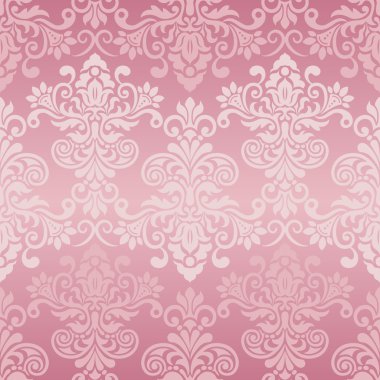 pembe Dikişsiz vintage desen