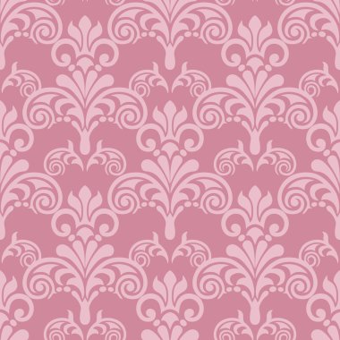 Tekstil tasarımı için dikişsiz antika arka plan vektör arka plan