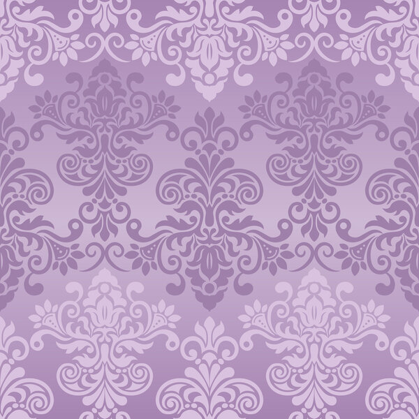 Seamless vintage pattern in purple