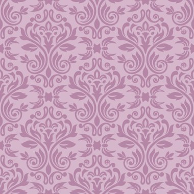 Seamless background in the style of Damascus clipart