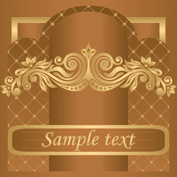 Traditional invitation card — Stock Vector