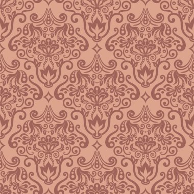 Dikişsiz vintage desen