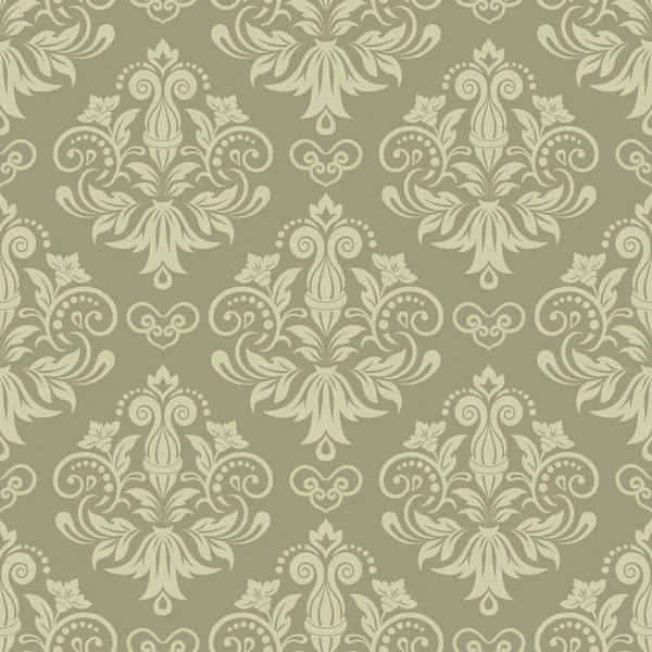 Yeşil Dikişsiz vintage desen