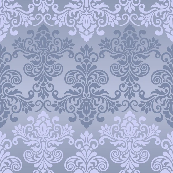 Seamless vintage pattern in blue — Stock Vector