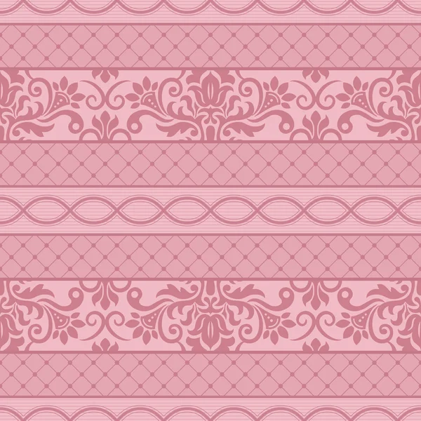 ピンクのシームレスな背景 — ストックベクタ