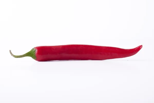 Red pepper on white background — Stock Photo, Image