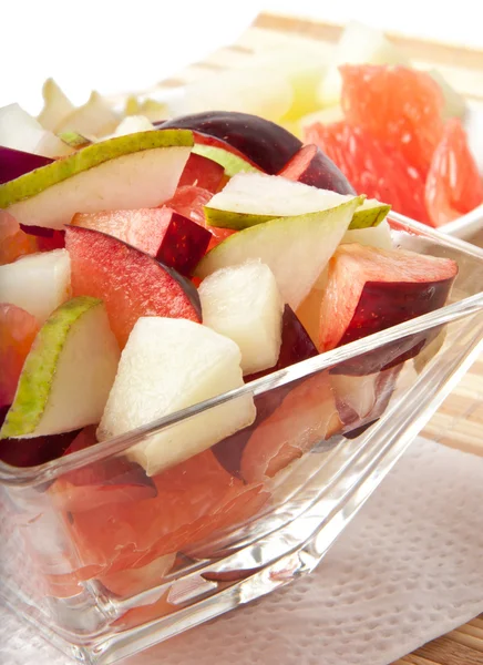 Fresh fruit salad for breakfast — Stock Photo, Image