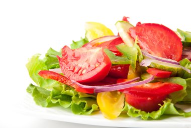 sebzeli ve sebzeli salata