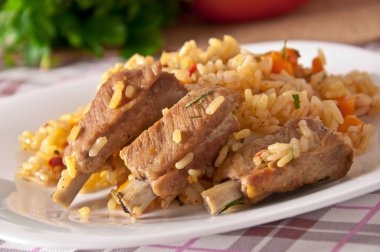 geleneksel pirinç pilavı - plov