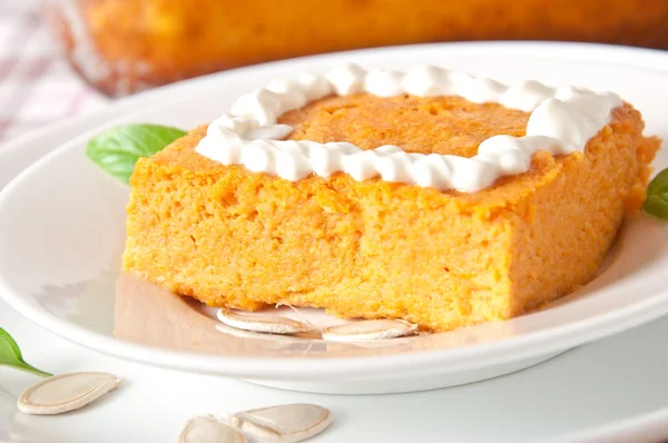 Budín de calabaza — Foto de Stock