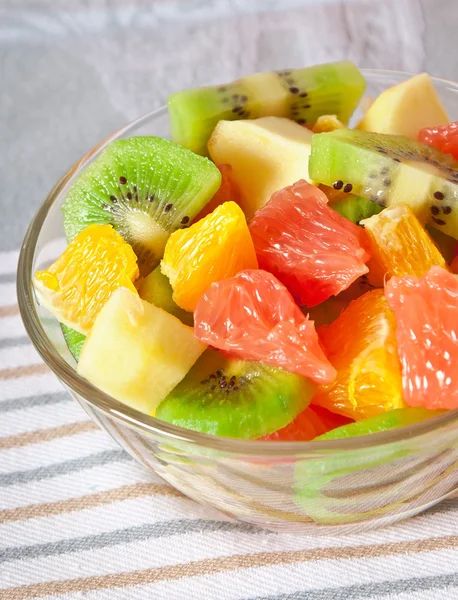 Fresh fruits salad — Stock Photo, Image