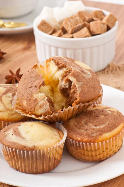 Muffin marmer — Stok Foto