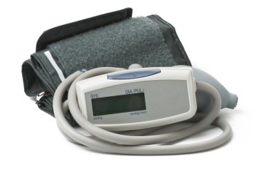 Beyaz arka plan üzerinde izole tonometer