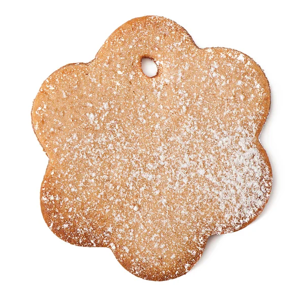 Biscotti di Natale isolati su sfondo bianco — Foto Stock