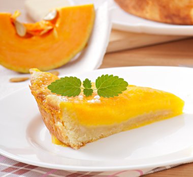 bir kabak pasta plaka