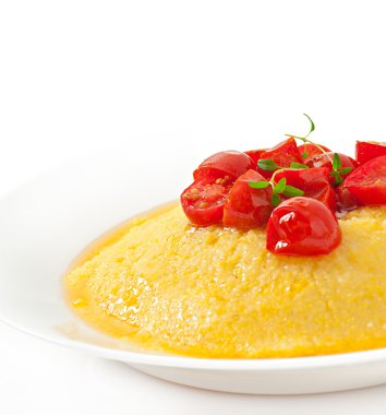 Polenta - Italian traditional food clipart