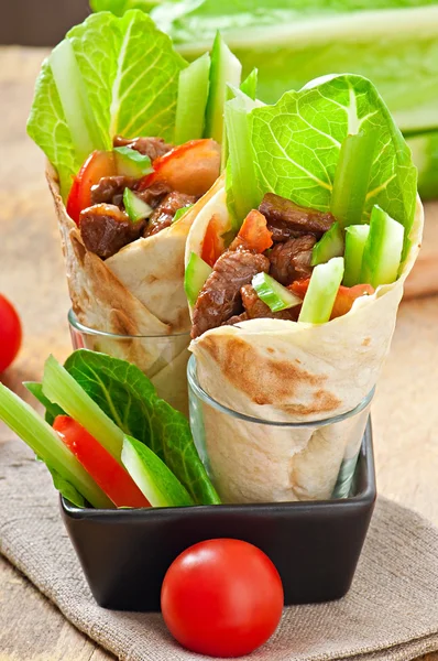 Tortilla wraps — Stockfoto