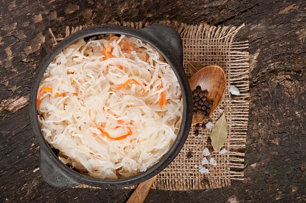 Chucrute com cenoura — Fotografia de Stock