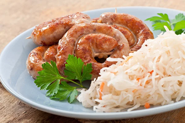 Bavarian sausages — Stock Photo, Image