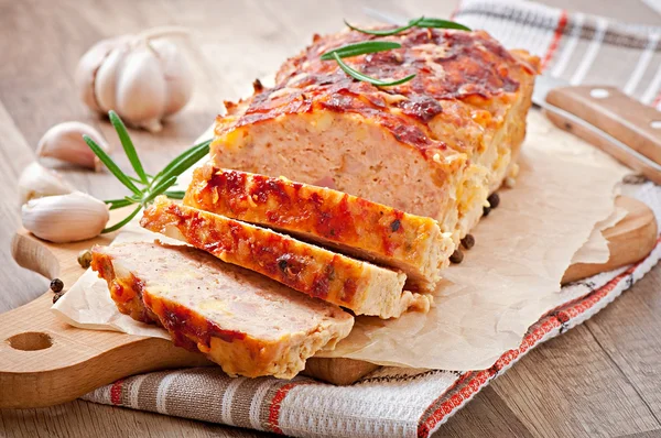 Pan de carne molido y romero — Foto de Stock