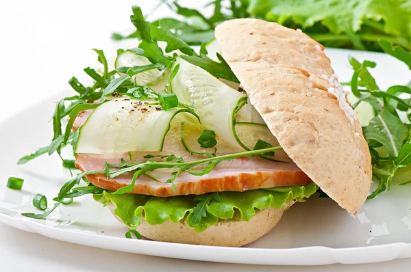 Sandwich close-up — Stockfoto