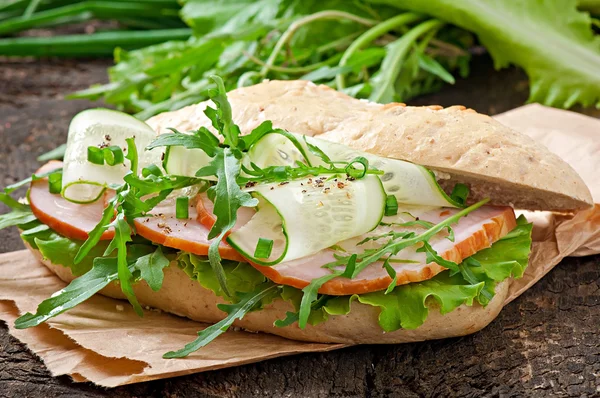 Sandwich close-up — Stockfoto