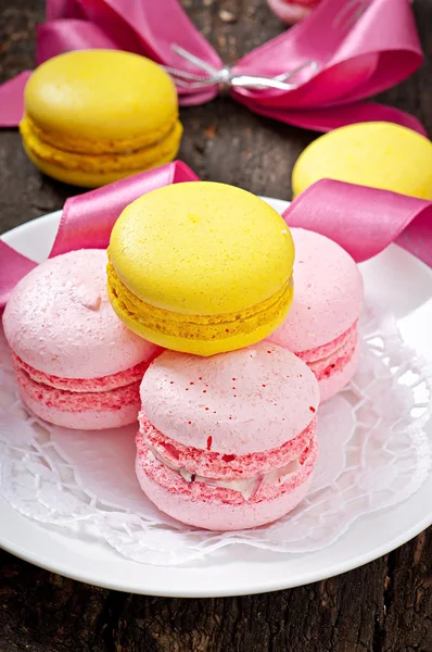 French colorful macaroons — Stock Photo, Image