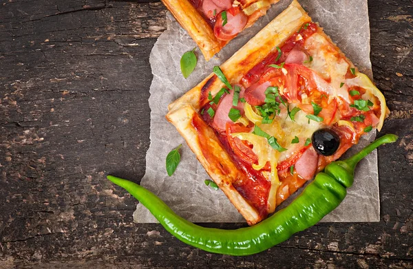 Rebanadas de pizza — Foto de Stock