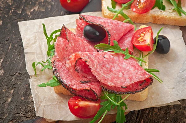 Meat appetizer — Stock Photo, Image