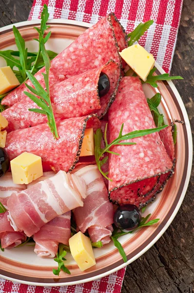 Meat appetizer — Stock Photo, Image