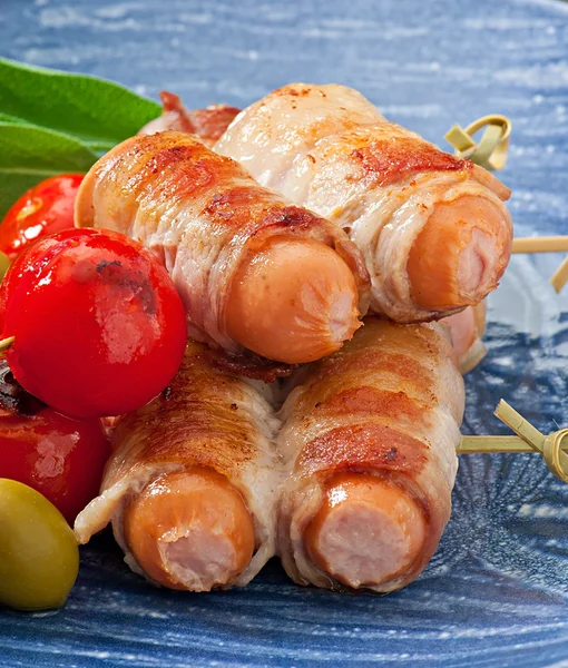 Saucisses grillées — Photo