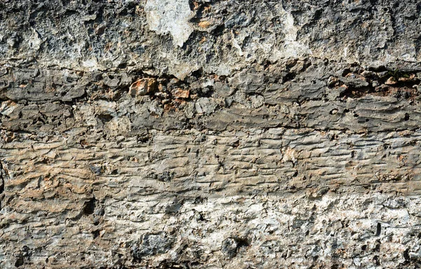 Old Bricks Wall Pattern Medieval Stone Wall Background Texture — стокове фото