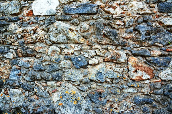 Old Bricks Wall Pattern Medieval Stone Wall Background Texture — стоковое фото