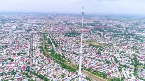 Tashkent Città Torre Filmato Stock