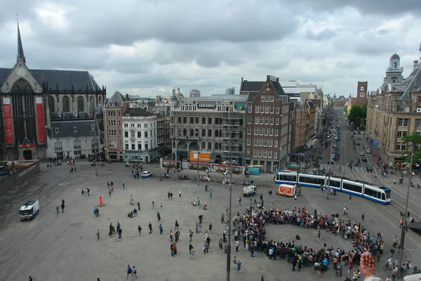 Plaza de Amsterdam Fotos de stock libres de derechos