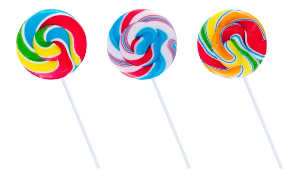 Set of three lollipops — Stock Photo, Image