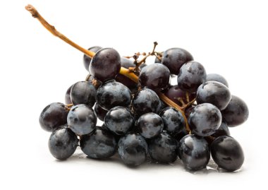 Beyaz üstüne siyah üzüm dal