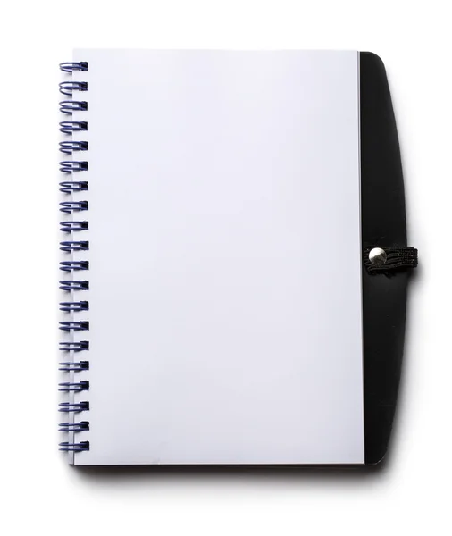 Σημειωματάριο για το λευκό φόντο — Φωτογραφία Αρχείου
