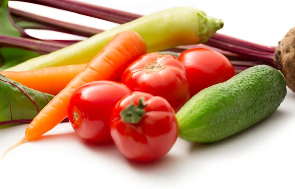 Conjunto de legumes frescos — Fotografia de Stock