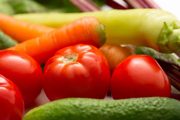 Set mit frischem Gemüse — Stockfoto