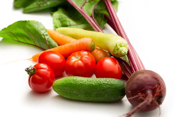 Uppsättning färska grönsaker — Stockfoto