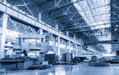 makinenin olduğu dükkanın Metalurji eserler