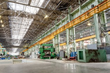 makinenin olduğu dükkanın Metalurji eserler