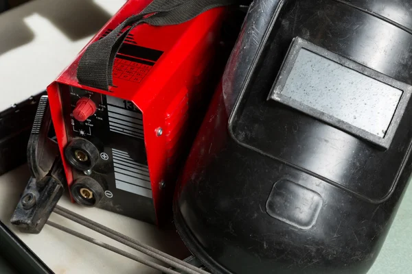 Kaynak birim ile kask kalkan