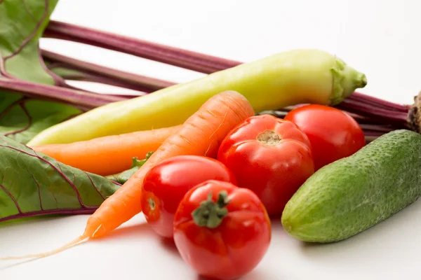 Conjunto de legumes frescos — Fotografia de Stock