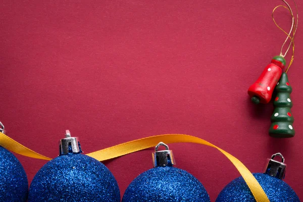 Decoración de Navidad en púrpura — Foto de Stock