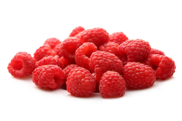 Fresh raspberry on white background — Stock Photo, Image