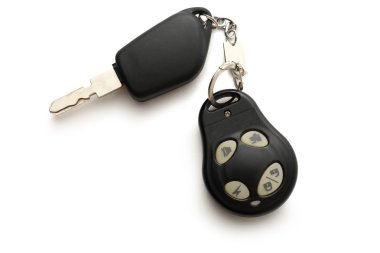 beyaz araba uzak anahtar