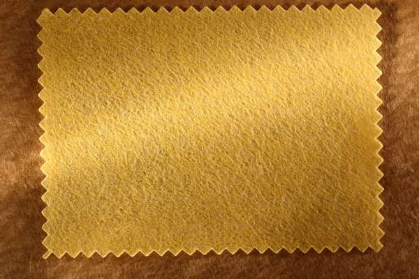 Чистая желтая карточка — стоковое фото