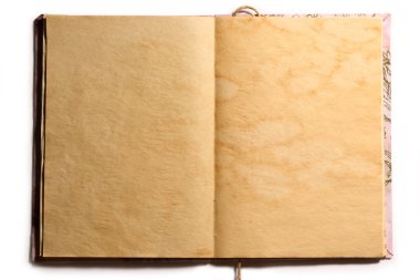 vintage tarzı açık kitap